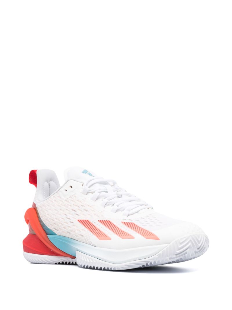 White Adizero Cybersonic Sneakers