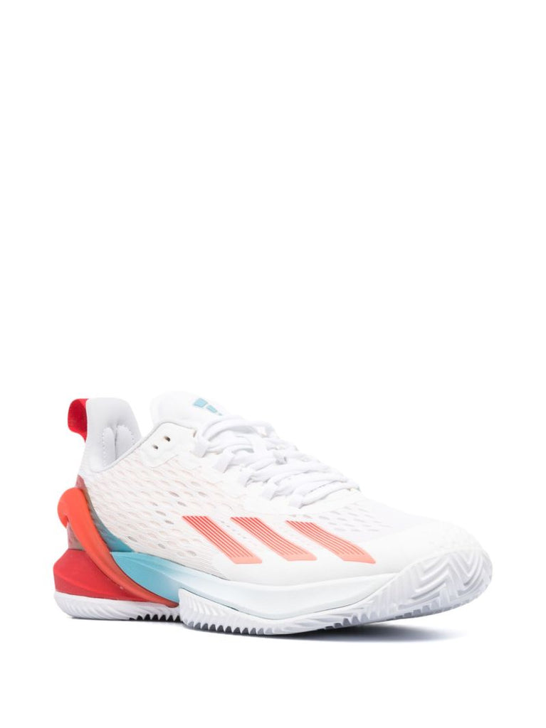 White Adizero Cybersonic Sneakers