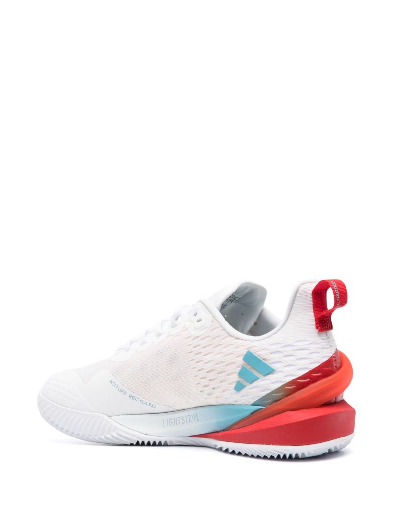 White Adizero Cybersonic Sneakers