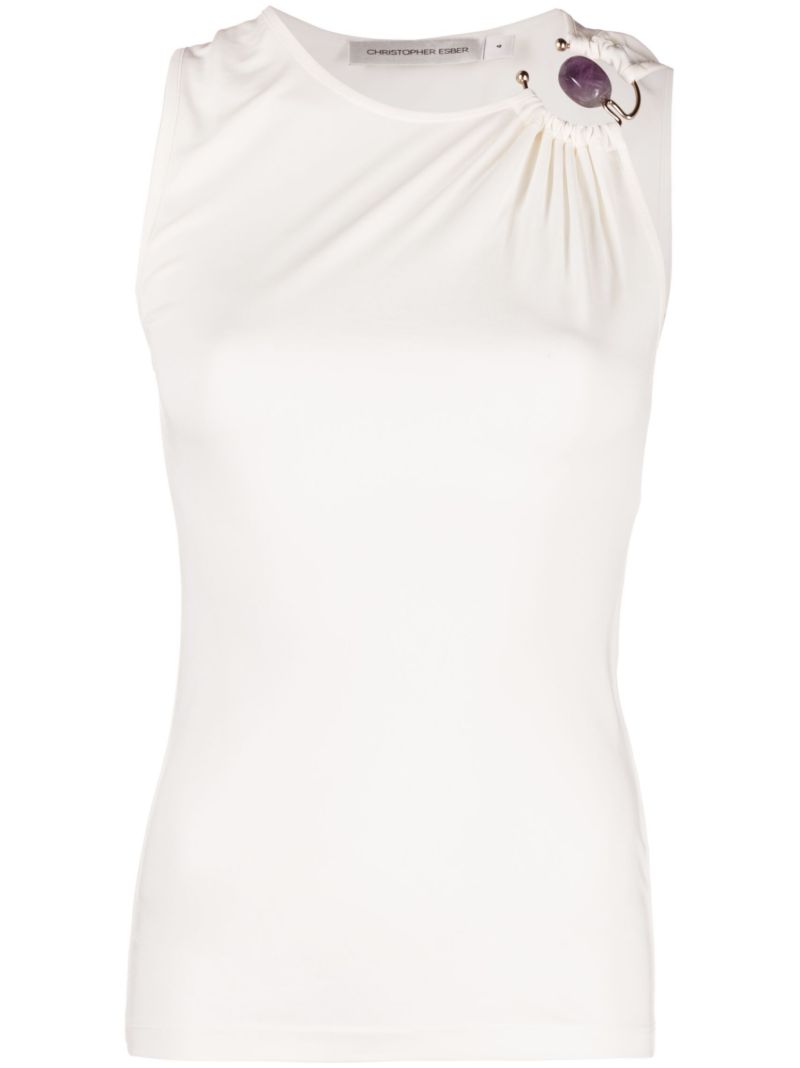 White Orbit Tank Top