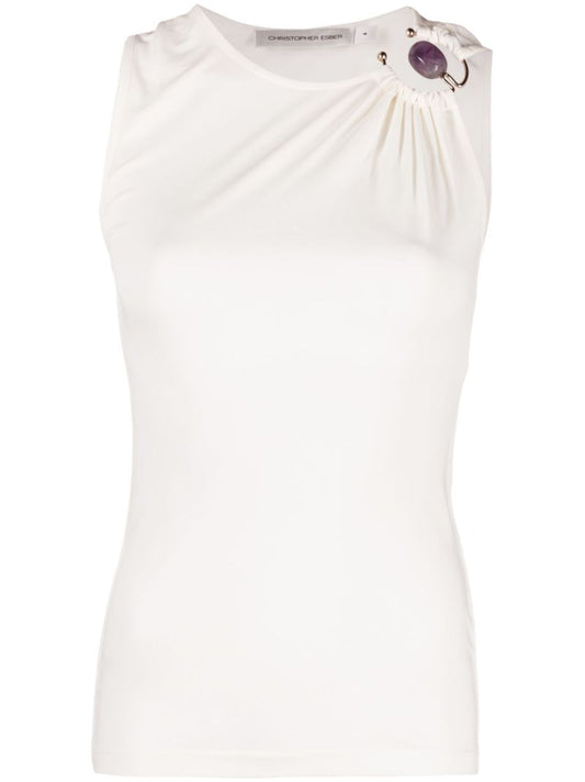 White Orbit Tank Top