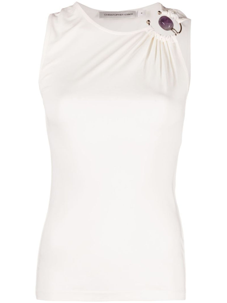 White Orbit Tank Top