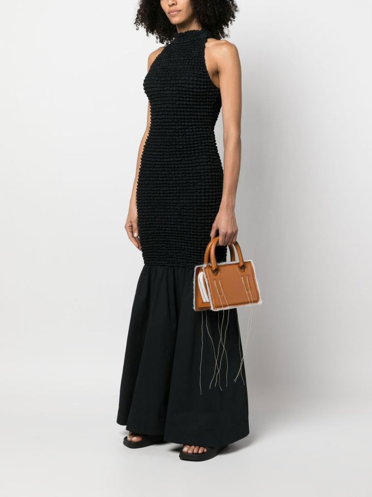 Brown Otto Mini Top Handle Bag