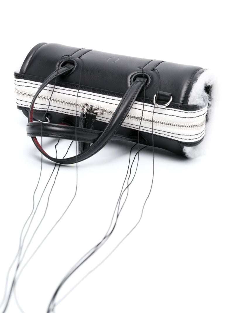 Black Anona Leather Barrel Bag