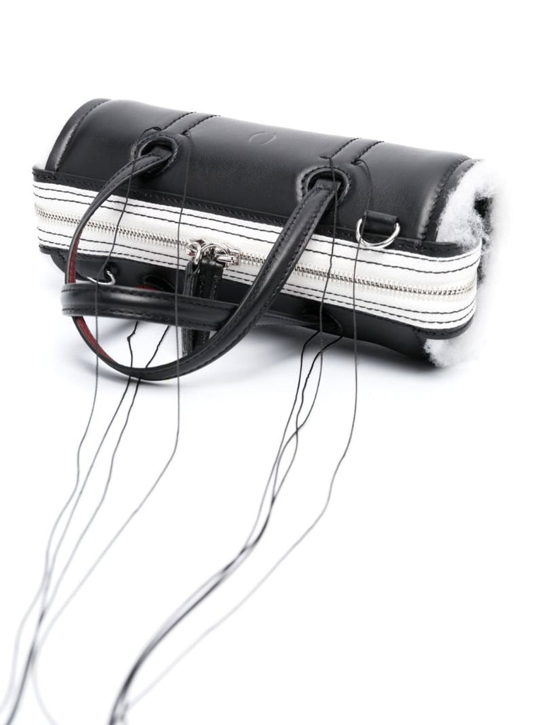 Black Anona Leather Barrel Bag