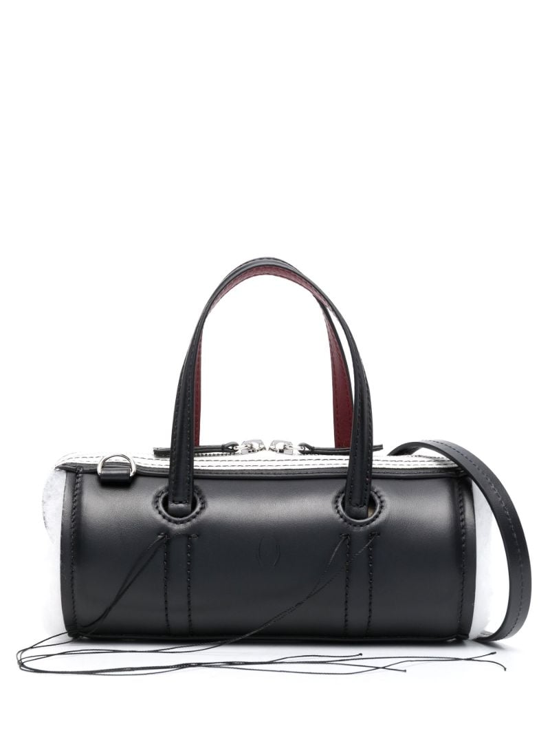 Black Anona Leather Barrel Bag