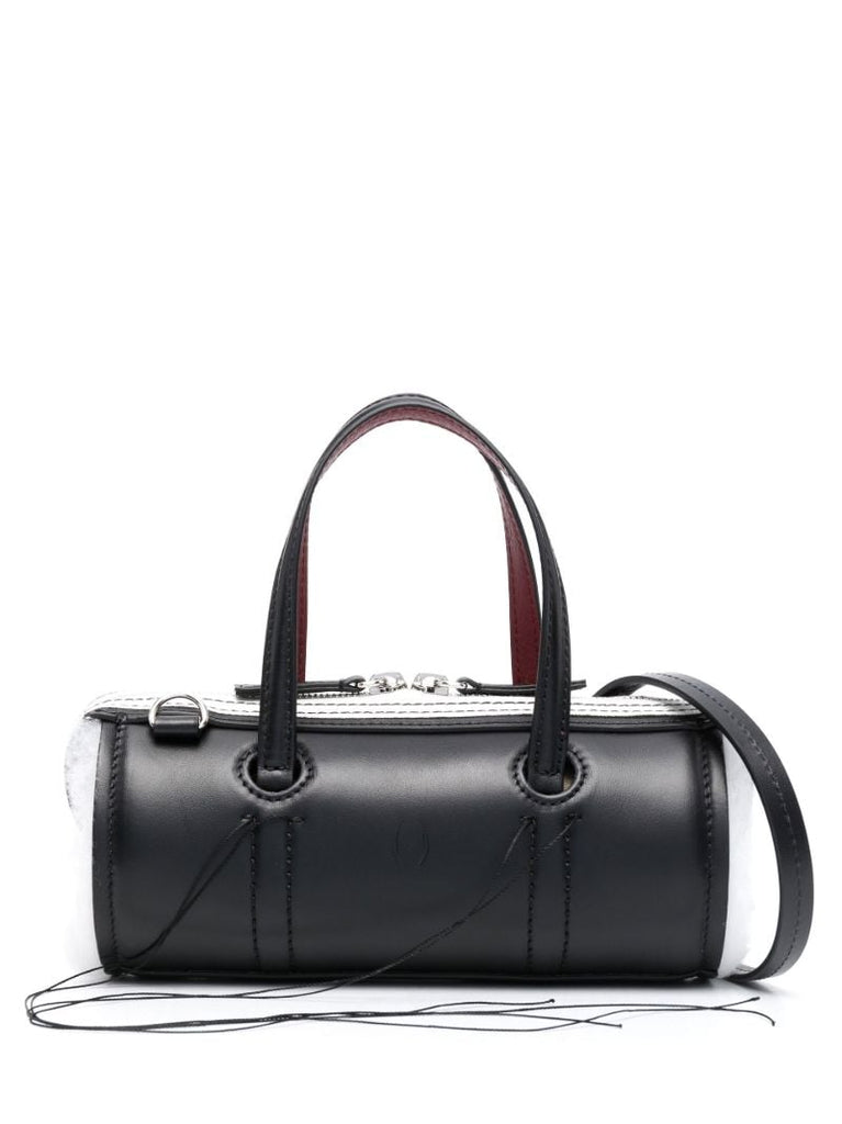 Black Anona Leather Barrel Bag