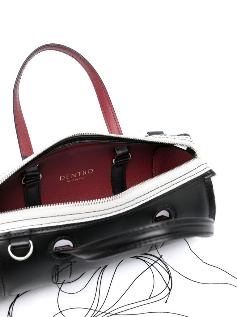 Black Anona Leather Barrel Bag