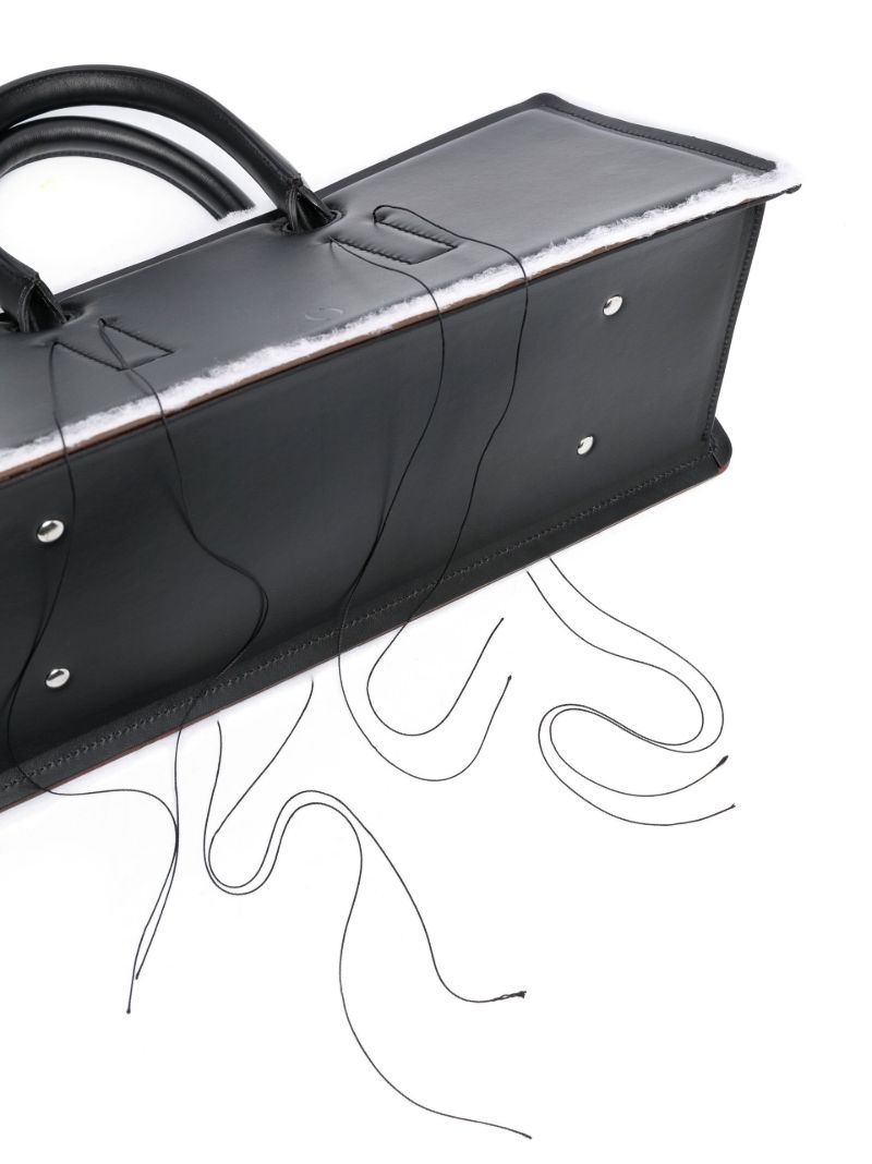 Black Otto Top Handle Bag