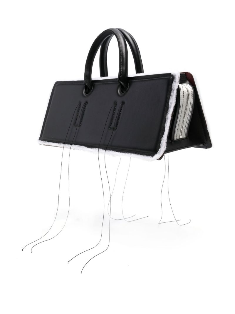 Black Otto Top Handle Bag