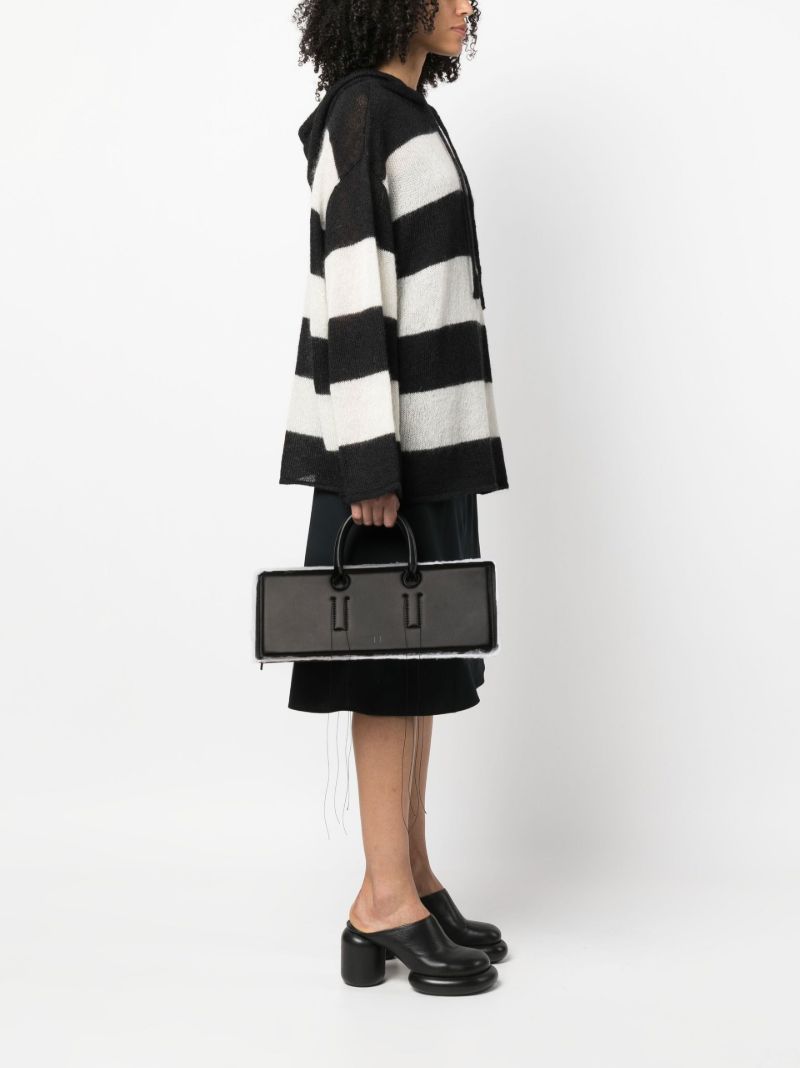 Black Otto Top Handle Bag