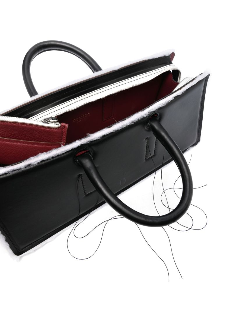 Black Otto Top Handle Bag