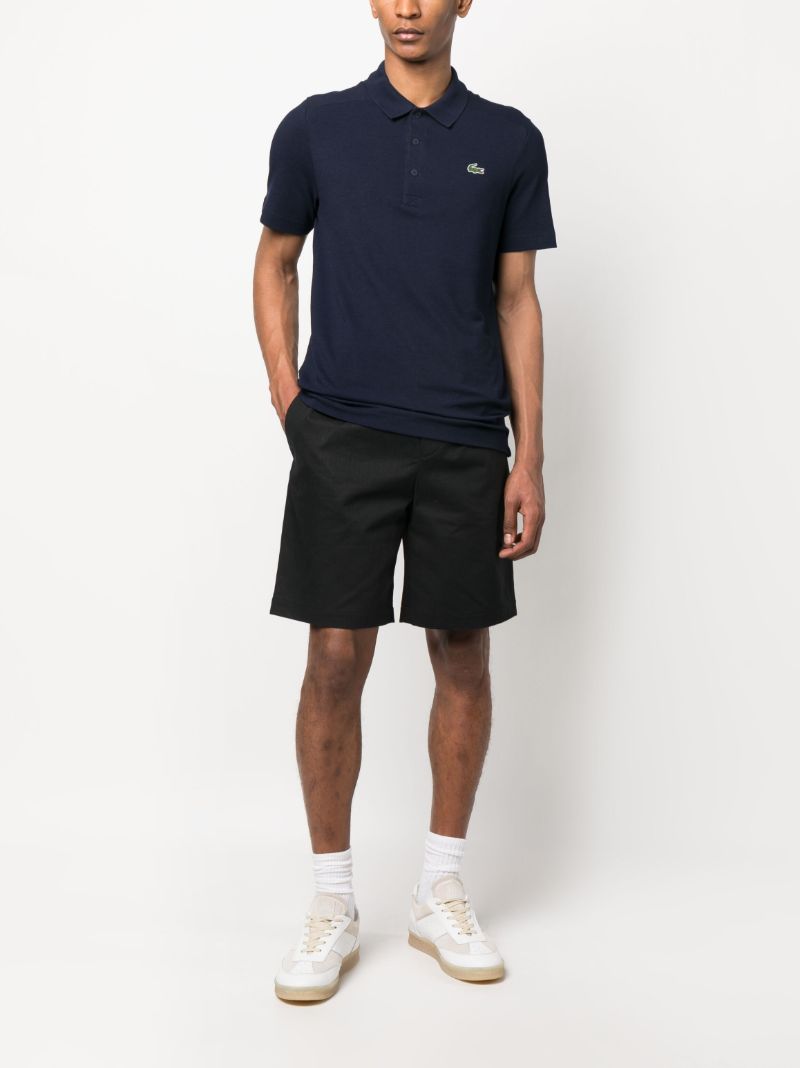 Navy Lacoste Sport PiquÃ_x0083_Â© Polo Shirt