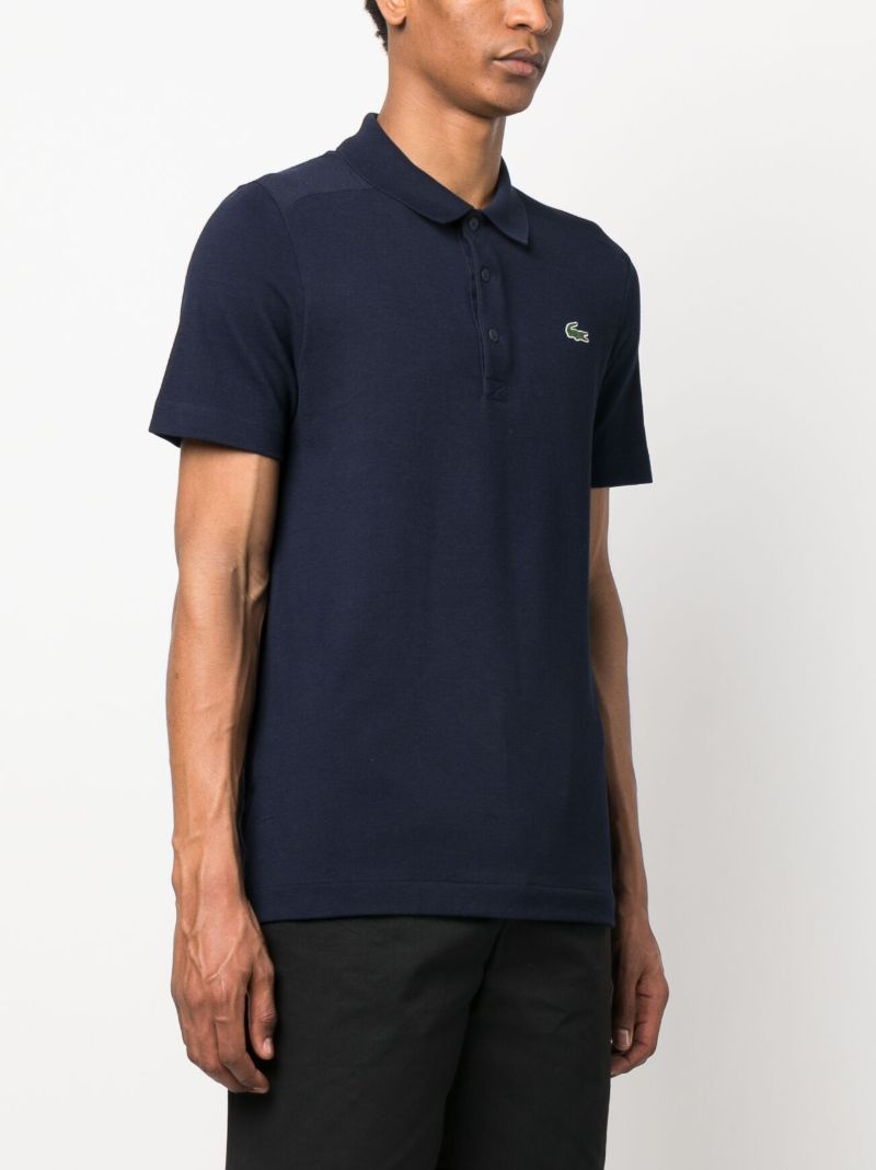 Navy Lacoste Sport PiquÃ_x0083_Â© Polo Shirt