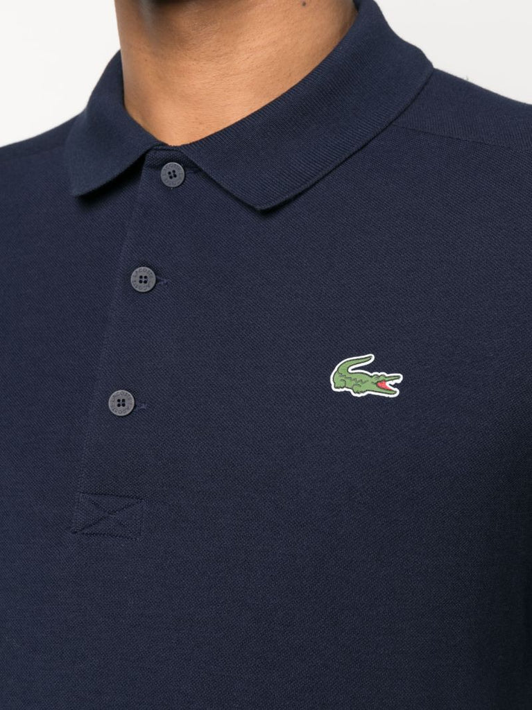 Navy Lacoste Sport PiquÃ_x0083_Â© Polo Shirt