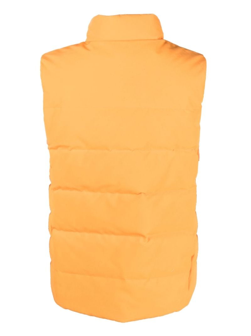 Orange Logo Patch Freestyle Vest