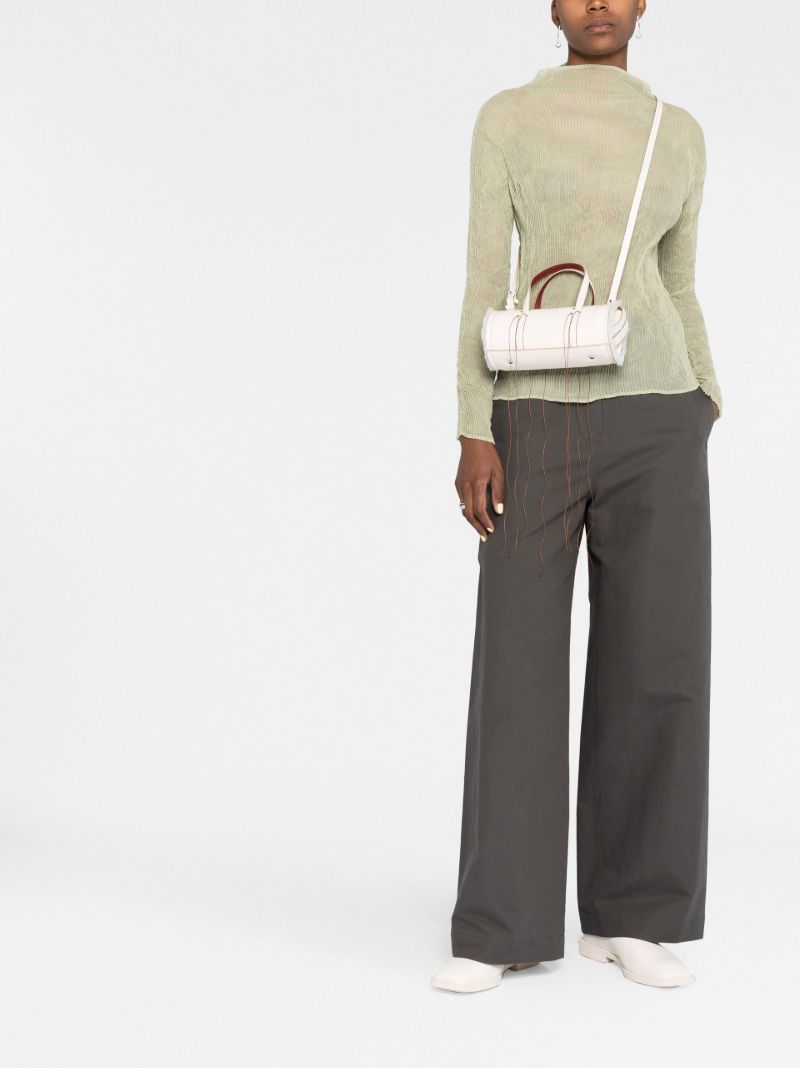 White Anona Barrel Bag