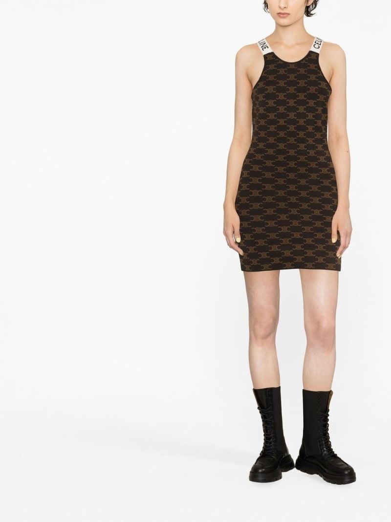 Brown Monogram Mini Dress