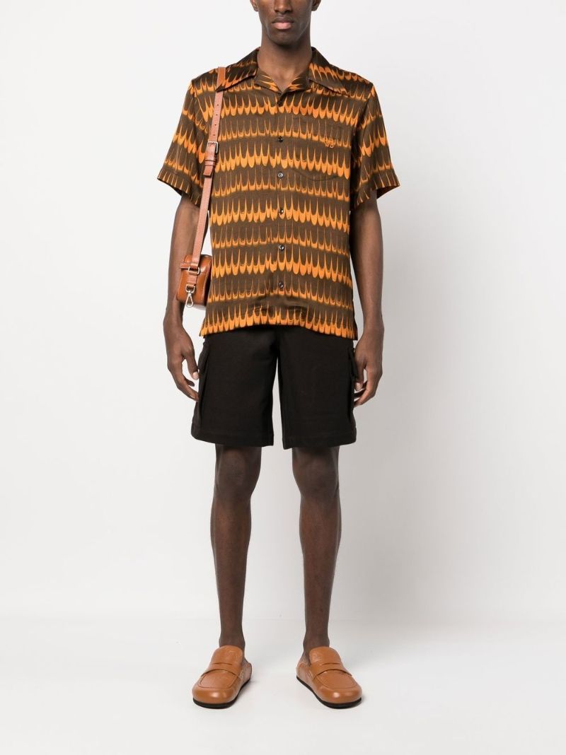 Brown Short Sleeve Shirt