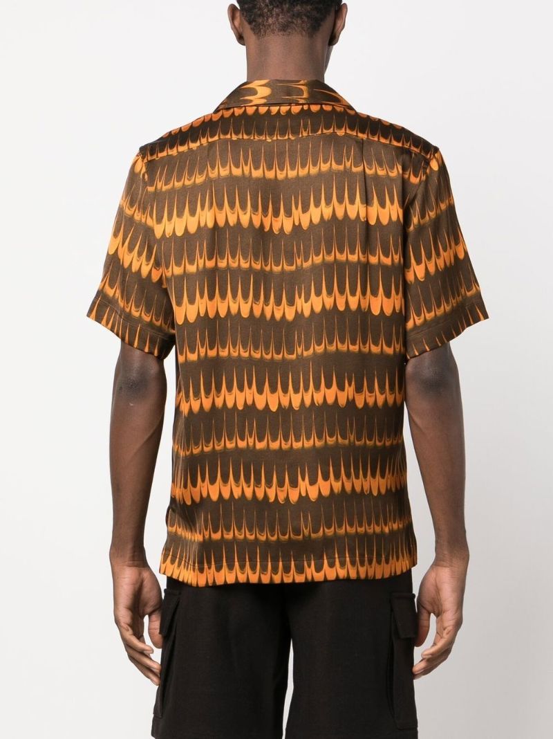Brown Short Sleeve Shirt
