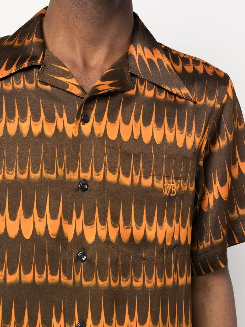 Brown Short Sleeve Shirt