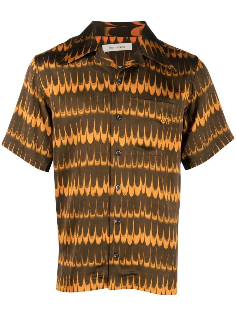 Brown Short Sleeve Shirt