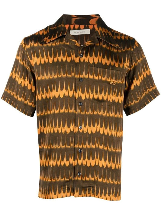 Brown Short Sleeve Shirt