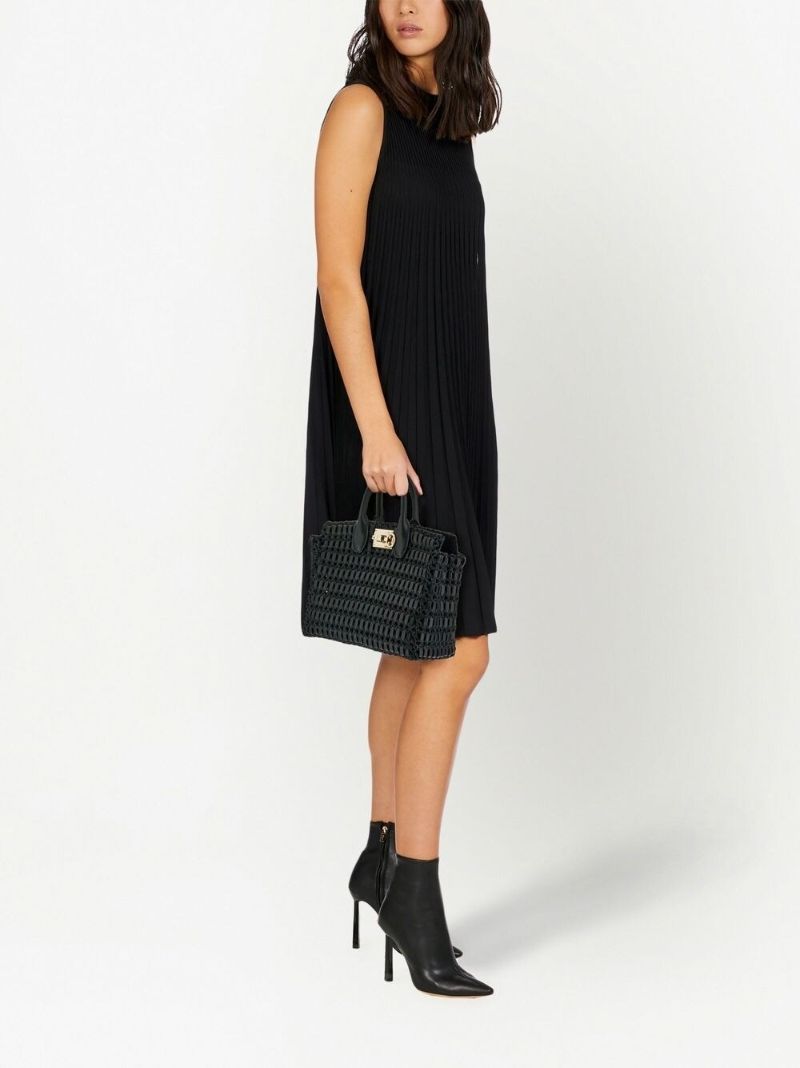Black Studio Box Tote Bag