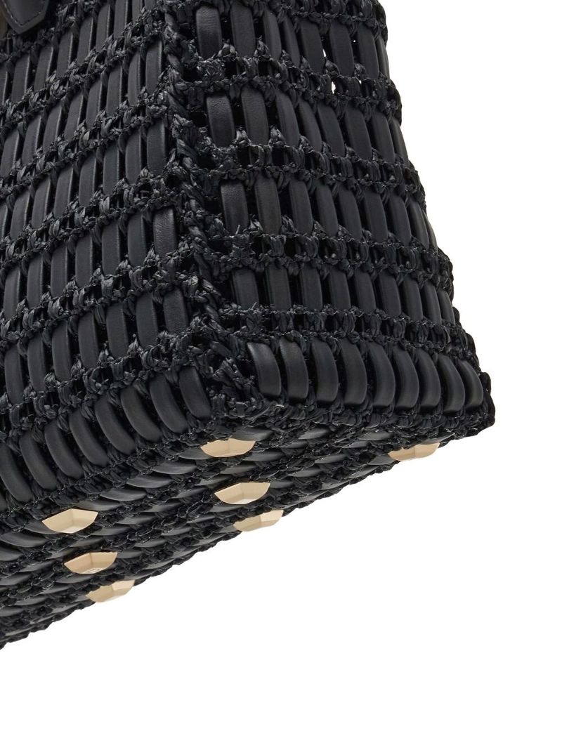 Black Studio Box Tote Bag