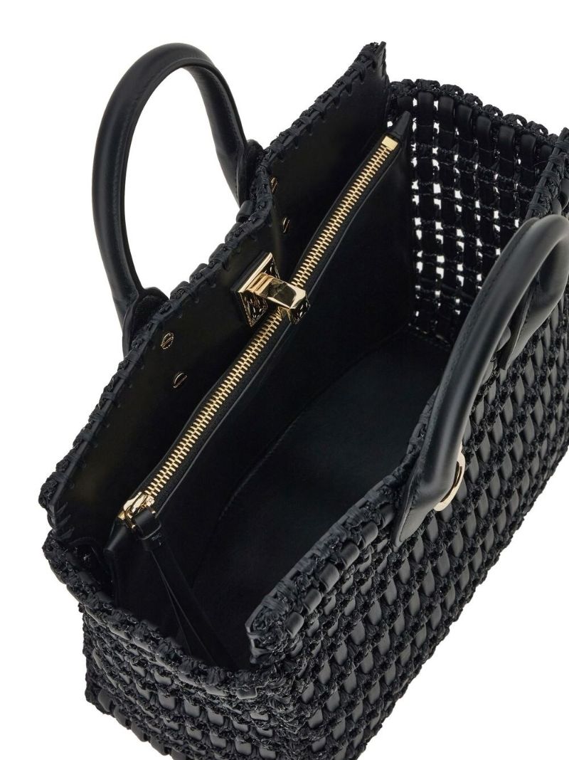 Black Studio Box Tote Bag