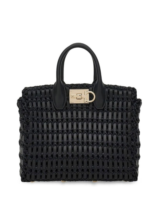Black Studio Box Tote Bag
