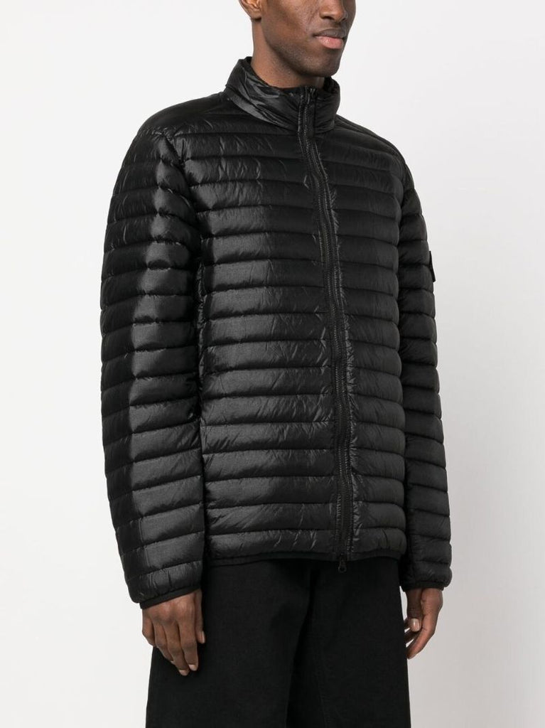 Black Zip-up Padded Jacket