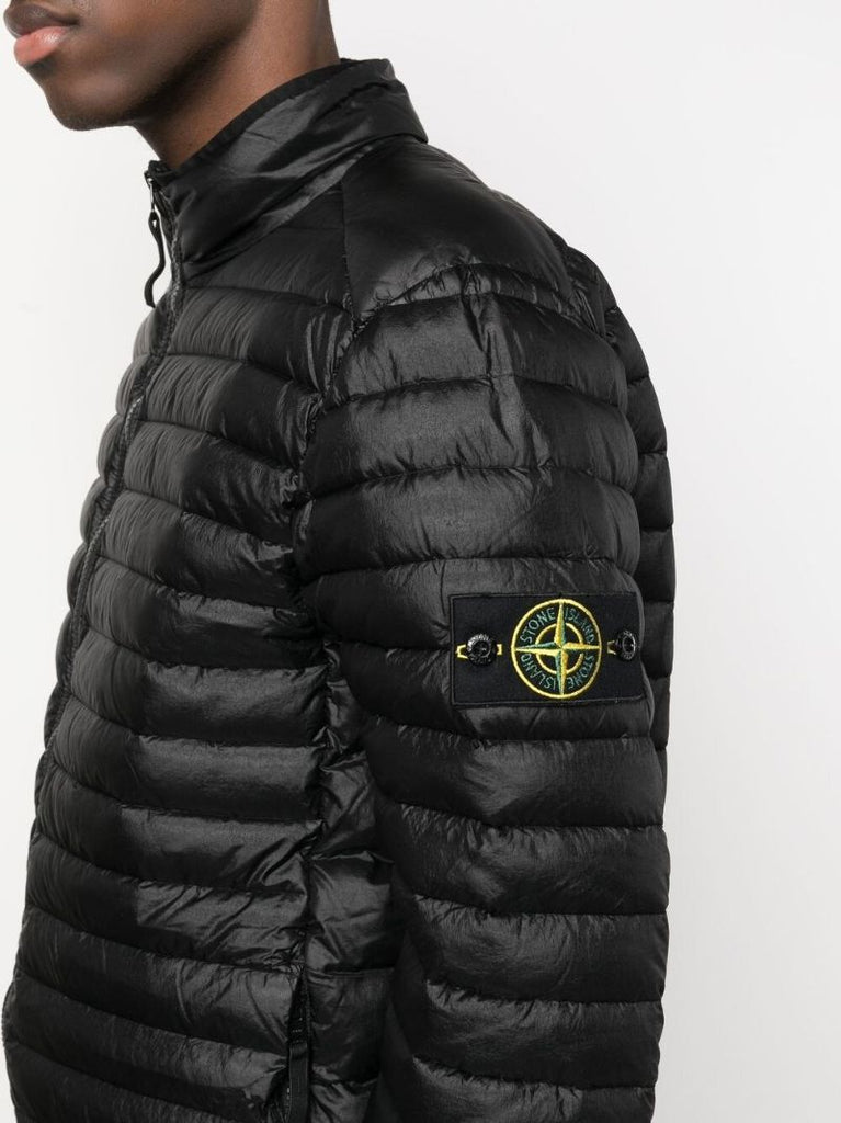 Black Zip-up Padded Jacket