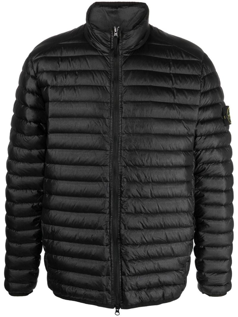Black Zip-up Padded Jacket