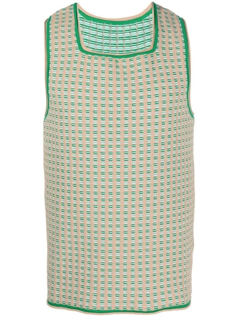 Beige Le Macio Knitted Vest