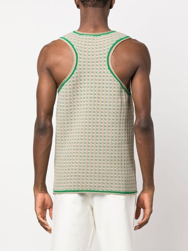Beige Le Macio Knitted Vest