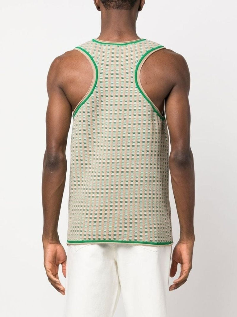 Beige Le Macio Knitted Vest
