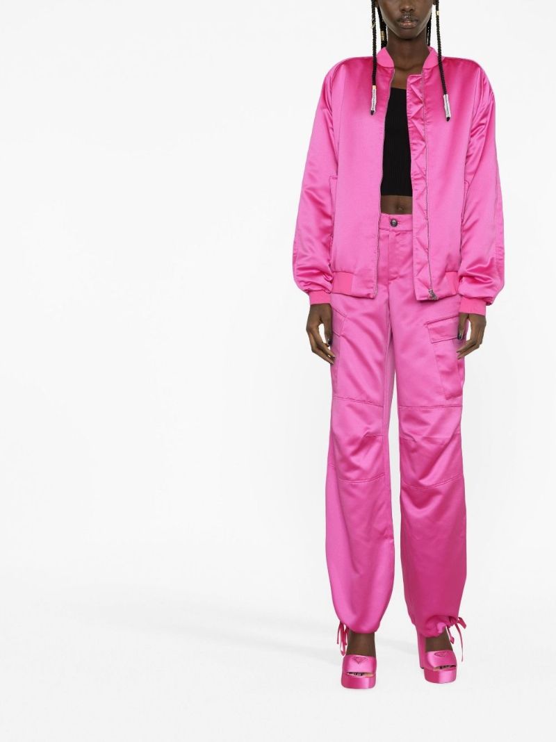 Pink Lizzo Cargo Trousers