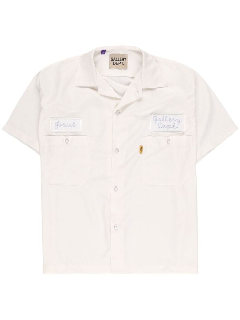 White Alex Mechanic Short Sleeve Shirt