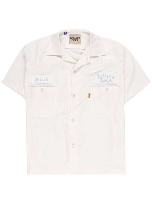 White Alex Mechanic Short Sleeve Shirt