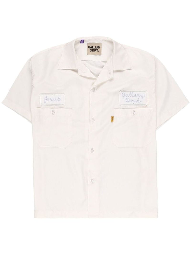 White Alex Mechanic Short Sleeve Shirt