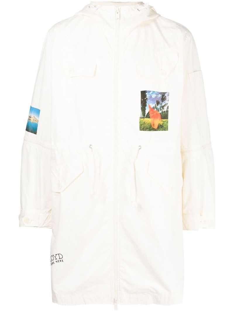 White Pink Floyd Hooded Jacket