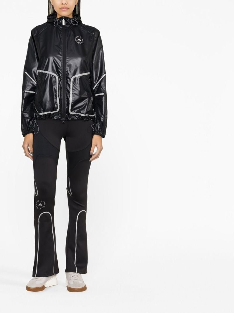 Black Zip Up Hooded Jacket