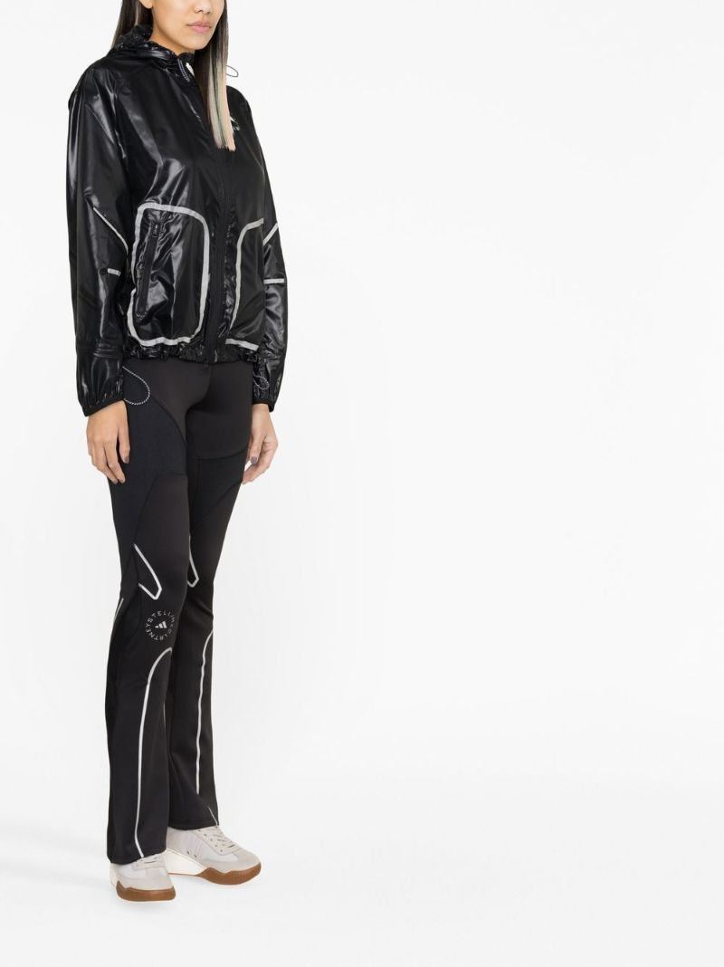 Black Zip Up Hooded Jacket