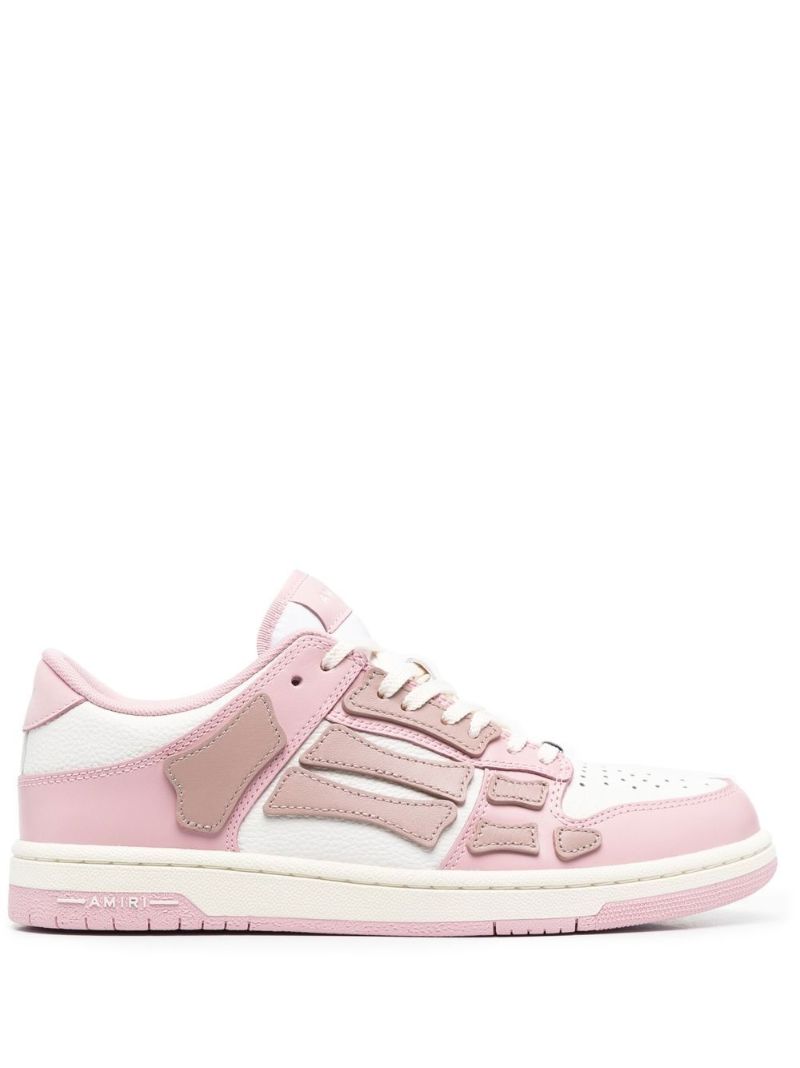 Pink Skel Top Panelled Sneakers