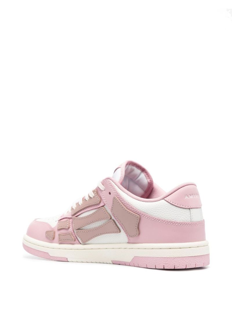 Pink Skel Top Panelled Sneakers