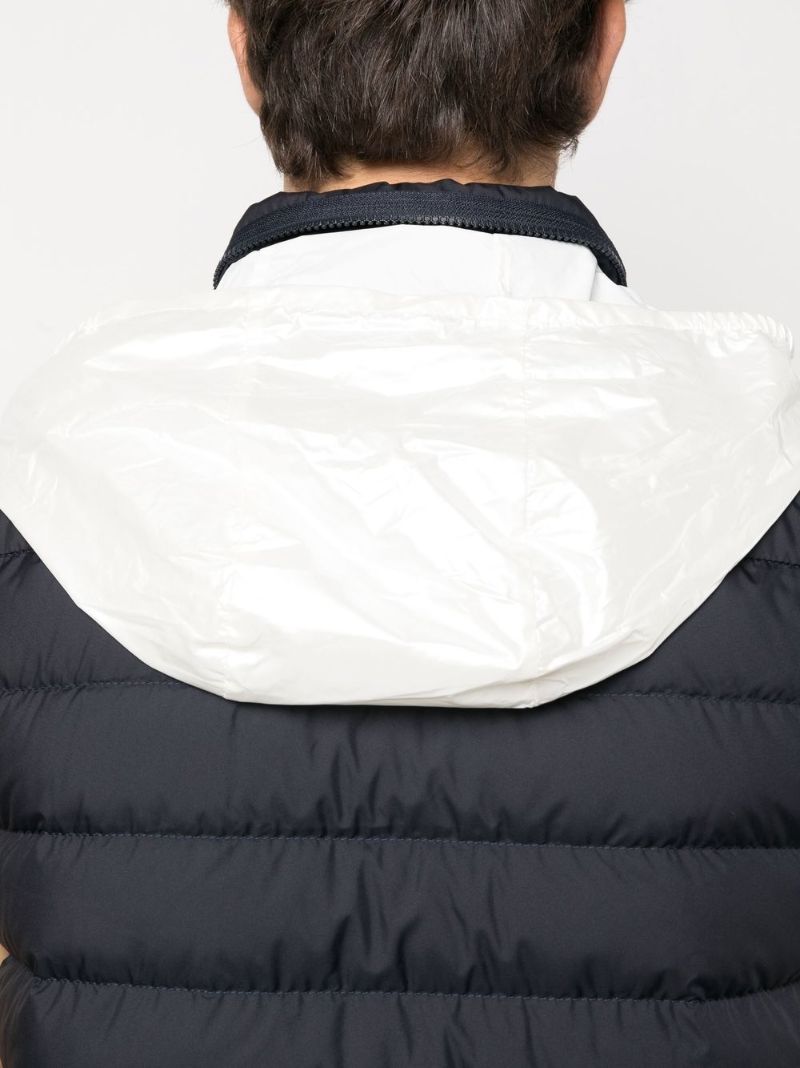 Blue Logo Patch Padded Vest