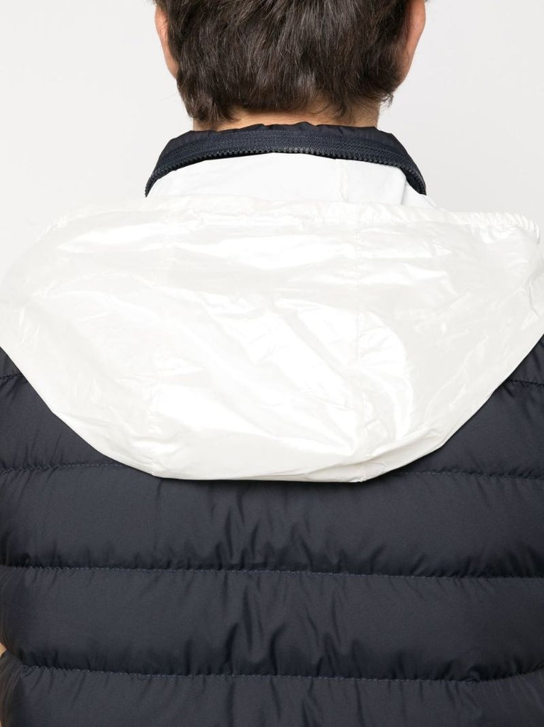 Blue Logo Patch Padded Vest
