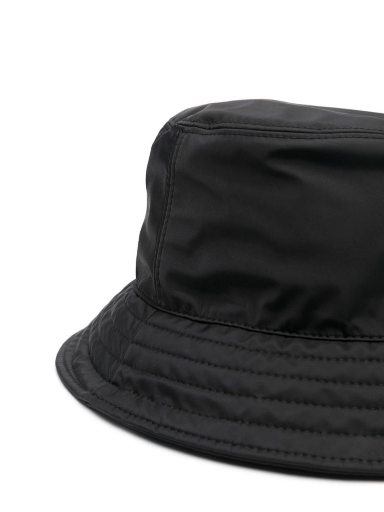Black Logo-appliquÃ_x0083_Â© Bucket Hat