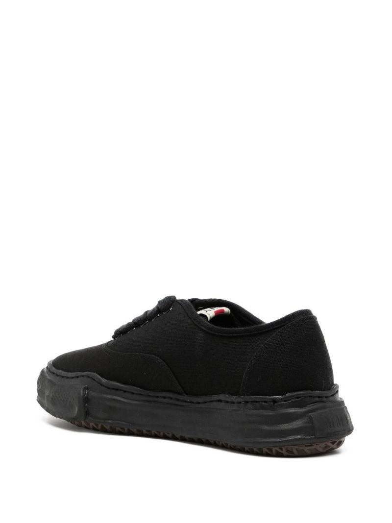 Black Baker Canvas Low-top Sneakers